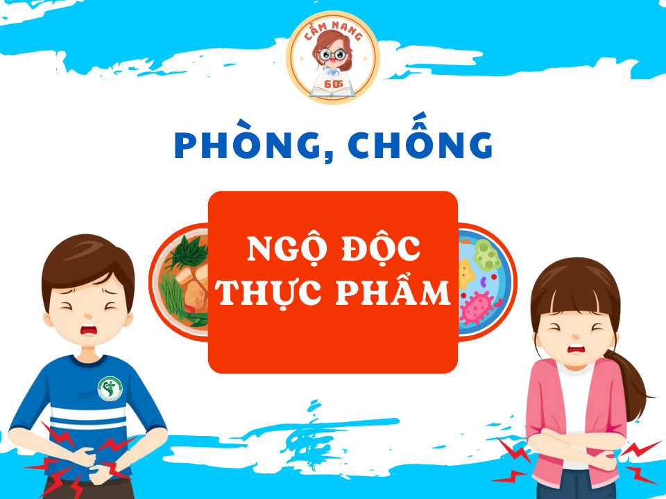 CẨM NANG 60s: PHÒNG, CHỐNG NGỘ ĐỘC THỰC PHẨM