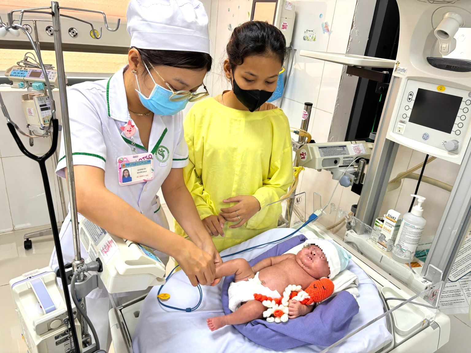 ĐIỀU TRỊ THÀNH CÔNG BÉ SƠ SINH NON THÁNG 27 TUẦN NẶNG 1.000 GRAM