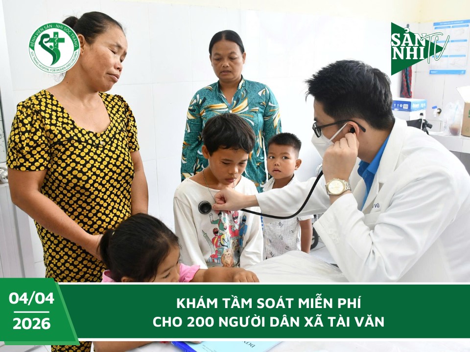 SẢN NHI TV: KHÁM TẦM SOÁT MIỄN PHÍ CHO 200 NGƯỜI DÂN XÃ TÀI VĂN