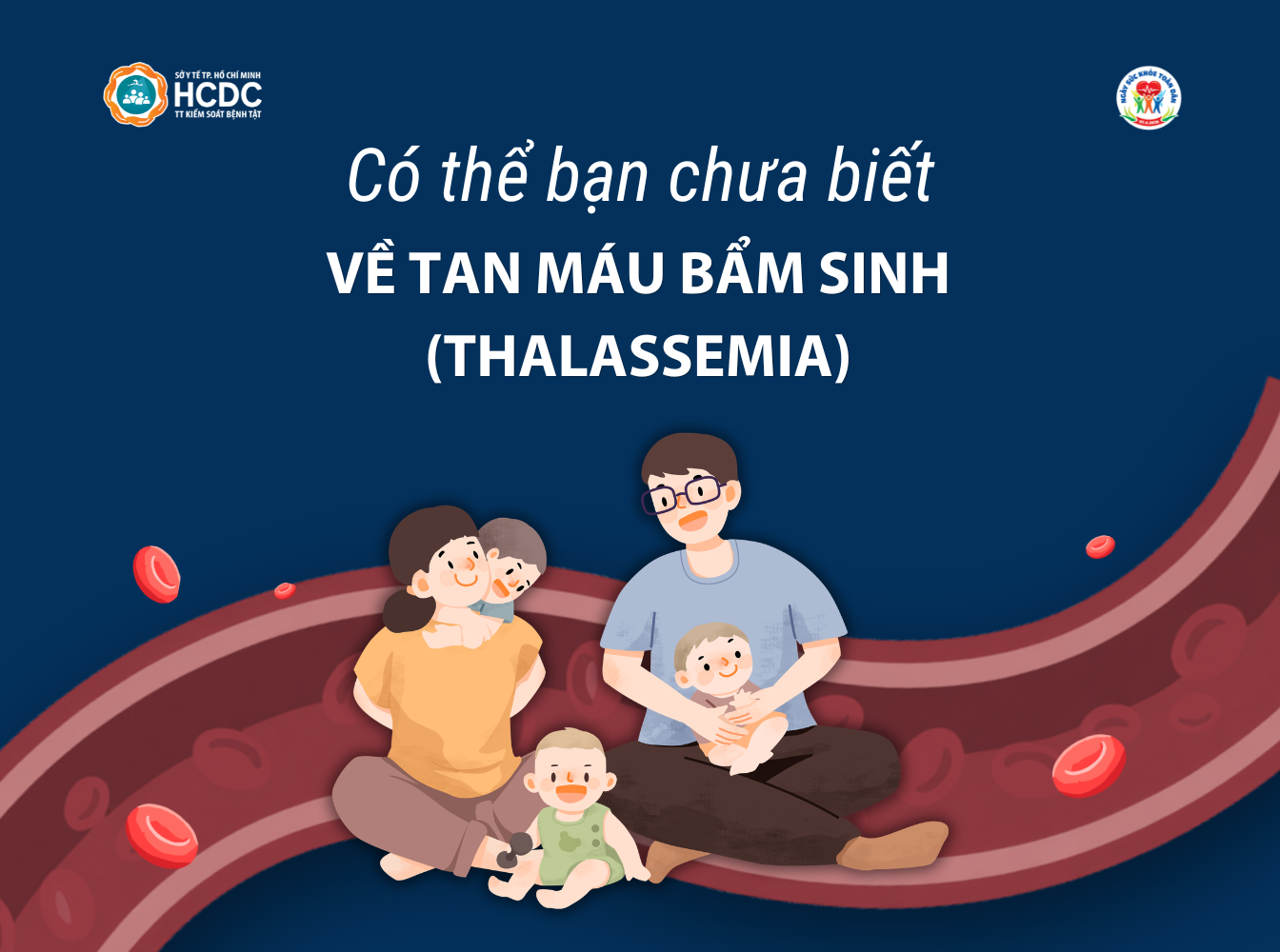 CÓ THỂ BẠN CHƯA BIẾT VỀ BỆNH TAN MÁU BẨM SINH (THALASSEMIA)
