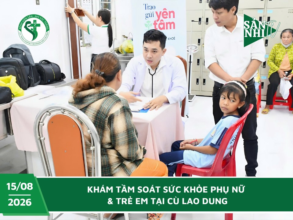 SẢN NHI TV: KHÁM TẦM SOÁT SỨC KHỎE PHỤ NỮ & TRẺ EM TẠI CÙ LAO DUNG
